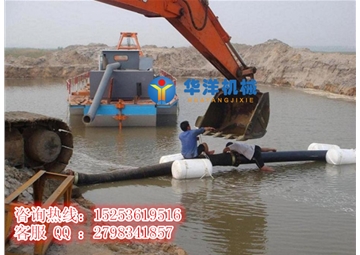 宜昌客戶定制的抽沙船在現場